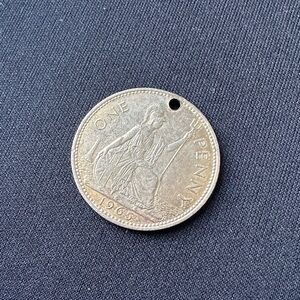 1965 GREAT BRITAIN ONE PENNY COIN